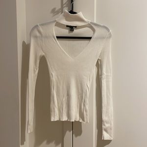 Forever 21 Key Hole Long Sleeve Shirt